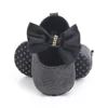 Infant Girl Shoes Bling Rhinestone Newborn Footwear Toddler Cute Bows Princess Flats for 1 Year Christian Baby Item Shower Gifts 5