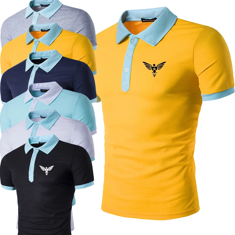S9f9790c896c04f5ba760f91c40f0a778g HDDHDHH Brand Summer Men's Polo Shirt Casual Sportswear Short Sleeve Lapel T-shirt Loose Fashion Clothing Golf Top