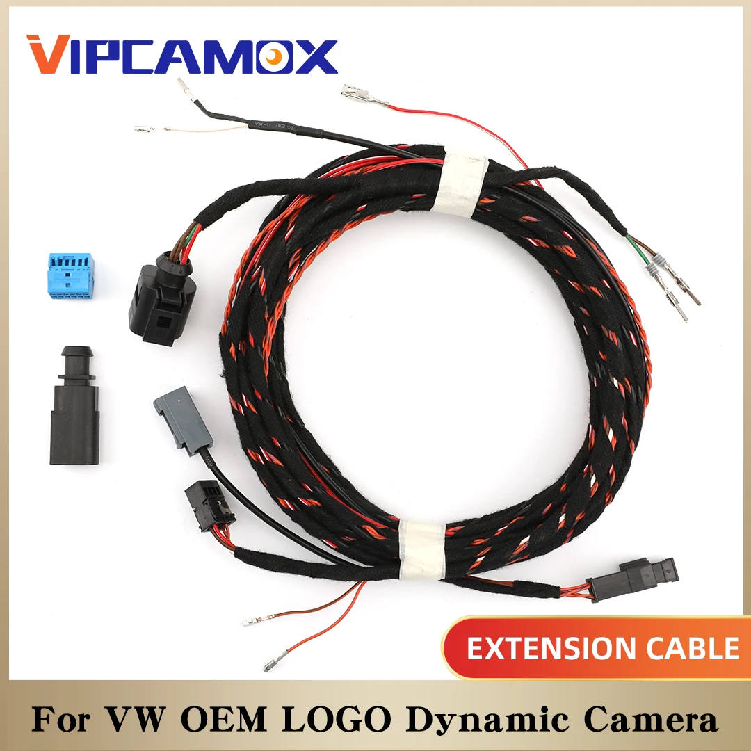 

Rear View Logo Camera Highline Lowline Dynamic Track RVC Cable with Canbus Cable Wire Harness For VW Passat B8 Golf 7 7.5 POLO