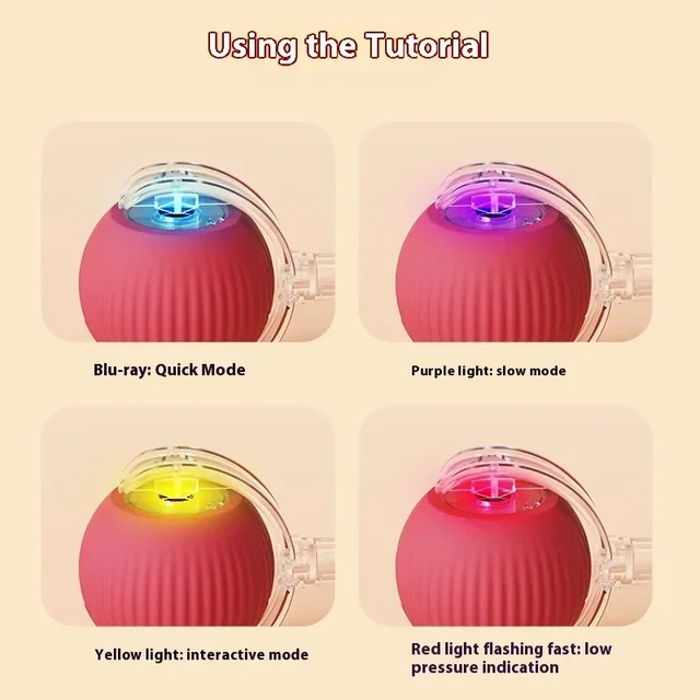 Interactive Cat Toys Ball Auto Electric Rolling Ball Toys for Cats/Kitty Pets Smart Automatic Teaser USB Rechargeable 2