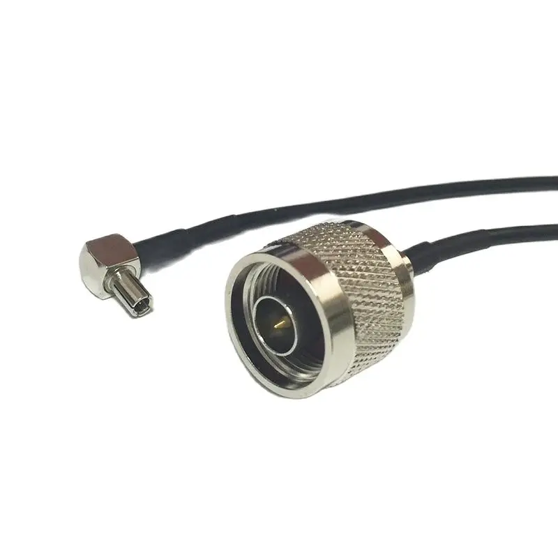 

New Wireless Modem Wire N Male Plug To TS9 Right Angle Connector RG174 Cable 20CM 8" Wholesale Pigtail