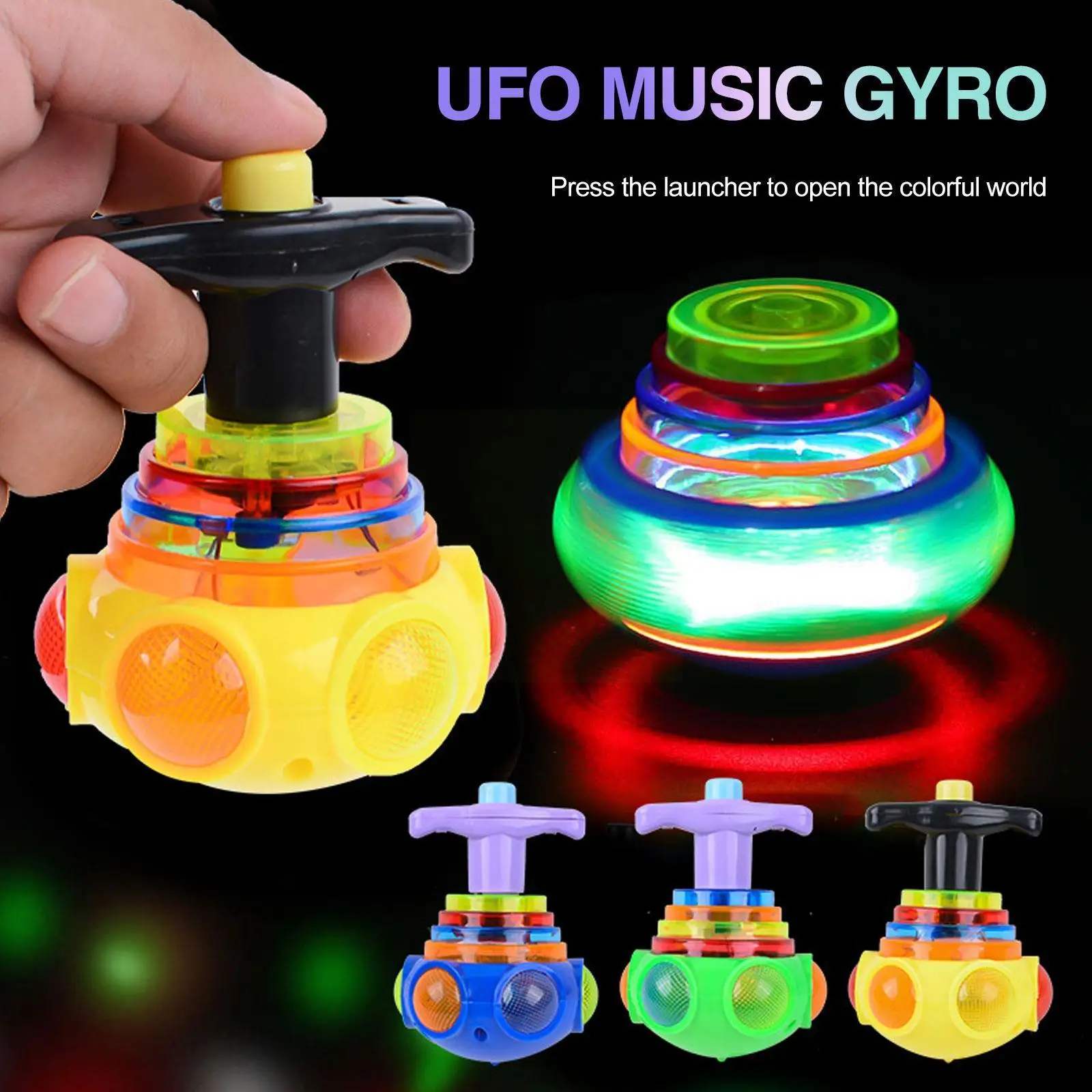 Spinning Top Lights Music Led Light Spinning Top Gyroscope Spinning