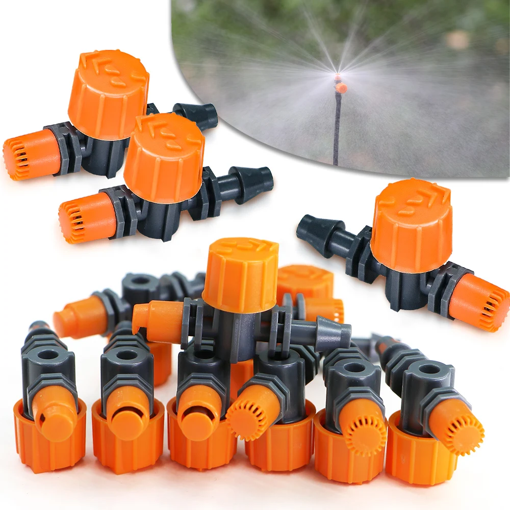 

10 шт., распылитель 180 °, 360 °, 0-80 л/ч