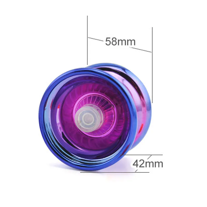 New Fashion yoyo Professional advanced Aluminum YOYO Classic Toys Gift For Kids Children