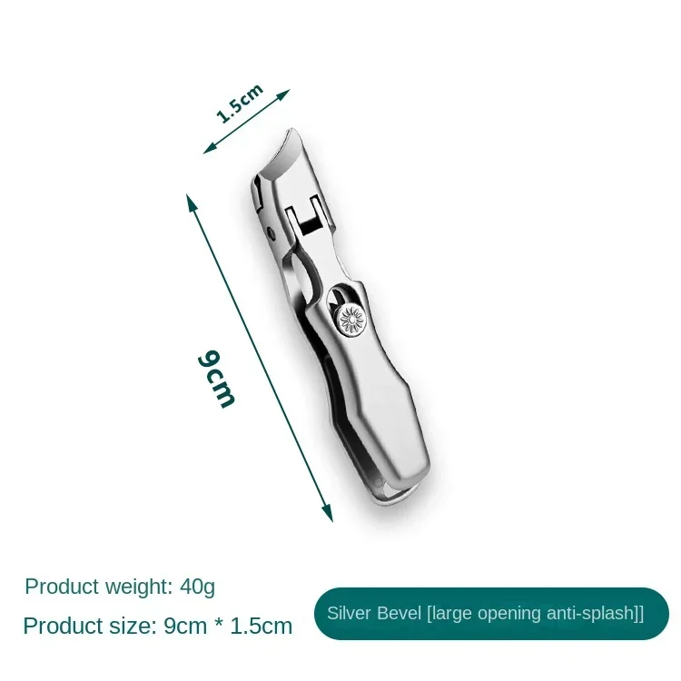 Stainless Steel Nail Clipper Splash-Proof Large Opening Portable Dead Skin Removal nail Cuticle Trimmer nail clipper nail clippers