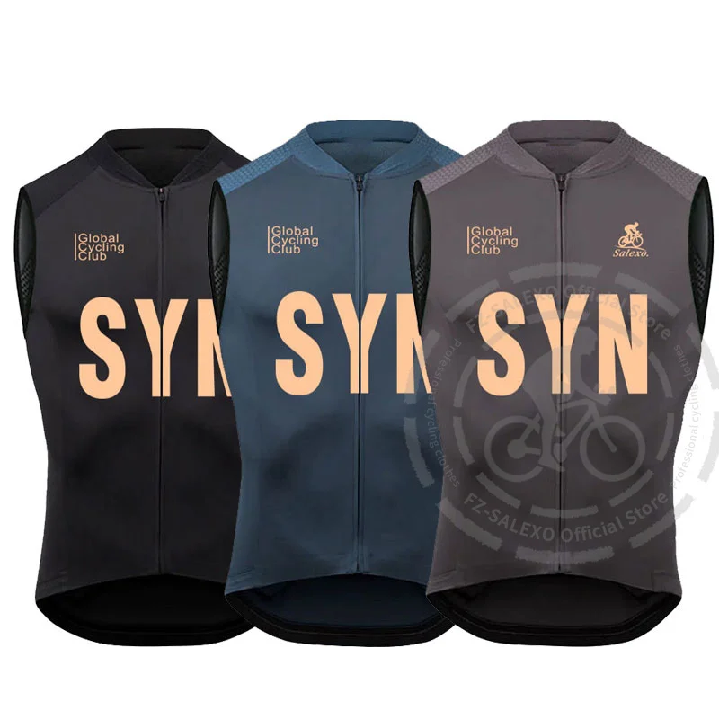 Cycling Vest Men Summer Sleeveless Bike Bicycle Jersey Windproof Outdoor Riding