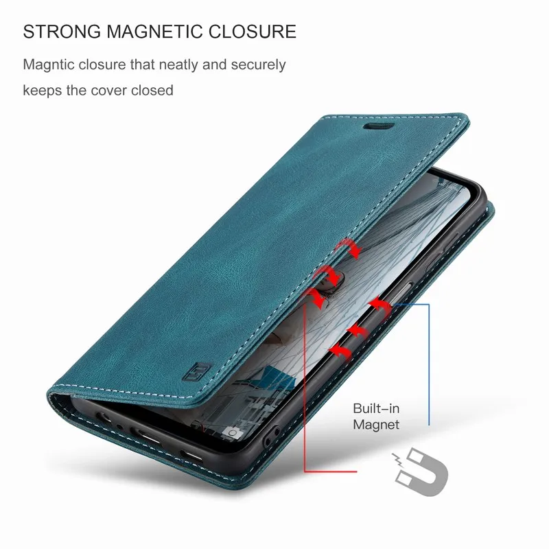Flip Leather Wallet Case For Samsung Galaxy A12 A22 F42 A42 A52 A72 A14 A33 A53 A73 A54 A34 M33 M53 M21 A52S 5G Phone Case Cover