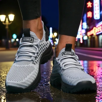 أحذية الجري النسائية غير الرسمية أحذية رياضية نسائية ناعمة من الأسفل أحذية رياضية شبكية قابلة للتنفس 2025 أحذية مسطحة خفيفة للترفيه في الهواء الطلق 6