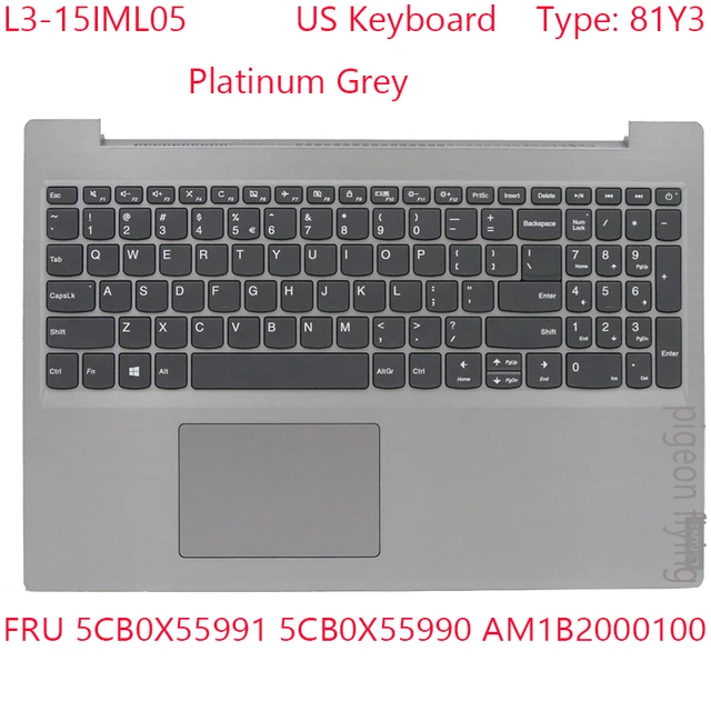 L3-15IML05 Keyboard 5CB0X55991 5CB0X55990 AM1B2000100 For ideapad 