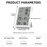 Tuya RF433 Indoor Temperature Hygrometer WiFi Thermometer Smart Life Devices Home Automation With Multiple Sensors - Image 6