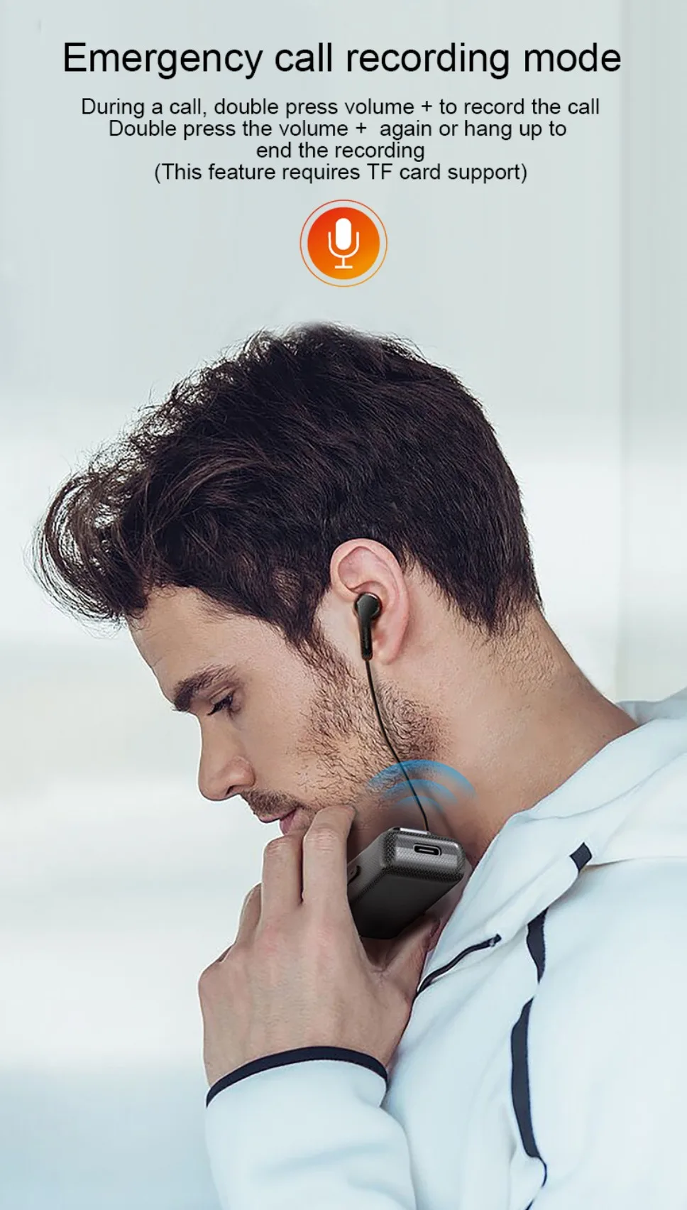 Fones de ouvido com fio, TV, alto-falante