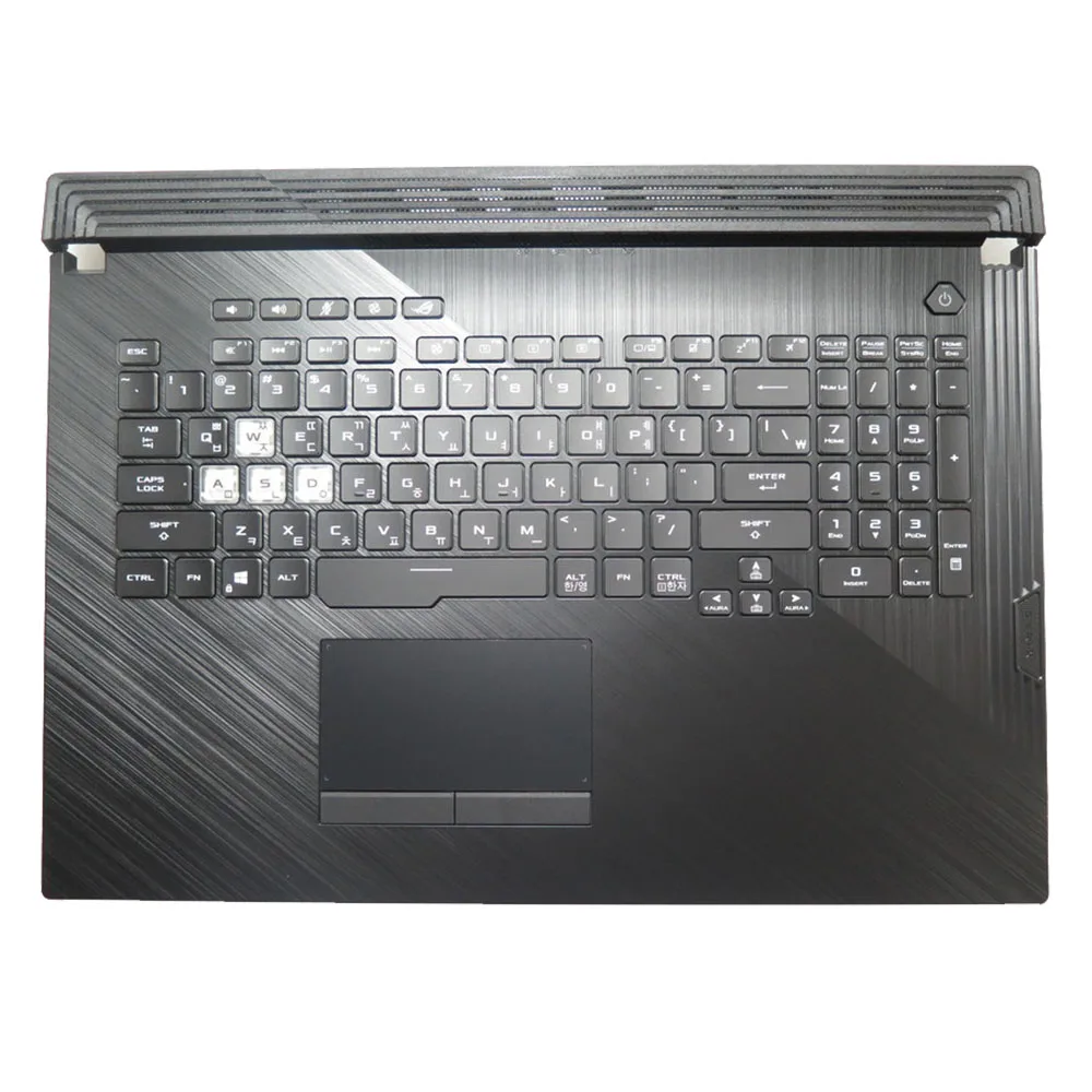 

Laptop PalmRest&keyboard For ASUS ROG Strix G G731G G731GU Black Top Case Black Backlit Korean KR QWERTY Keyboard