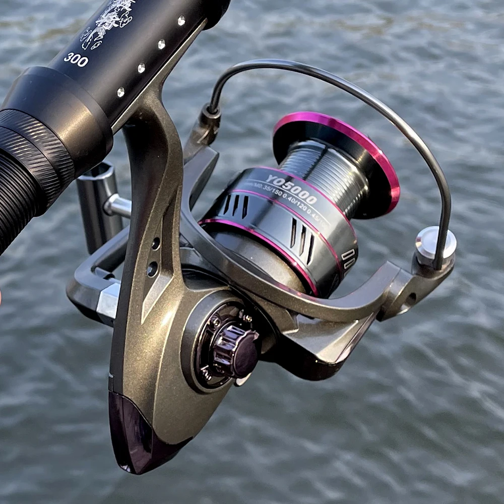 GHOTDA Fishing Spinning Reel Metal Spool 5.2:1 High Speed Carp Wheel  Saltwater Sea Coil Tackle Pesca - AliExpress