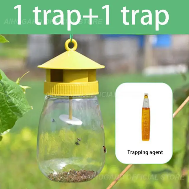 Tartós Gyümölcslégy Szúnyogcsapda Használjon Erőteljes Tömítést Tervező Csapda Gyilkos Környezetvédelem Az Otthoni Farm Gyümölcsös Számára - Image 6