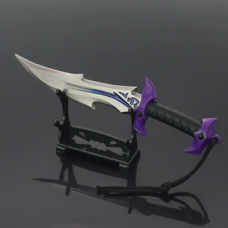 Valorant Weapon 18cm New Melee Reaver Knife Metal Reaver Collection Not Sharpened Game Peripheral Samurai Model Keychain Kid Toy 3