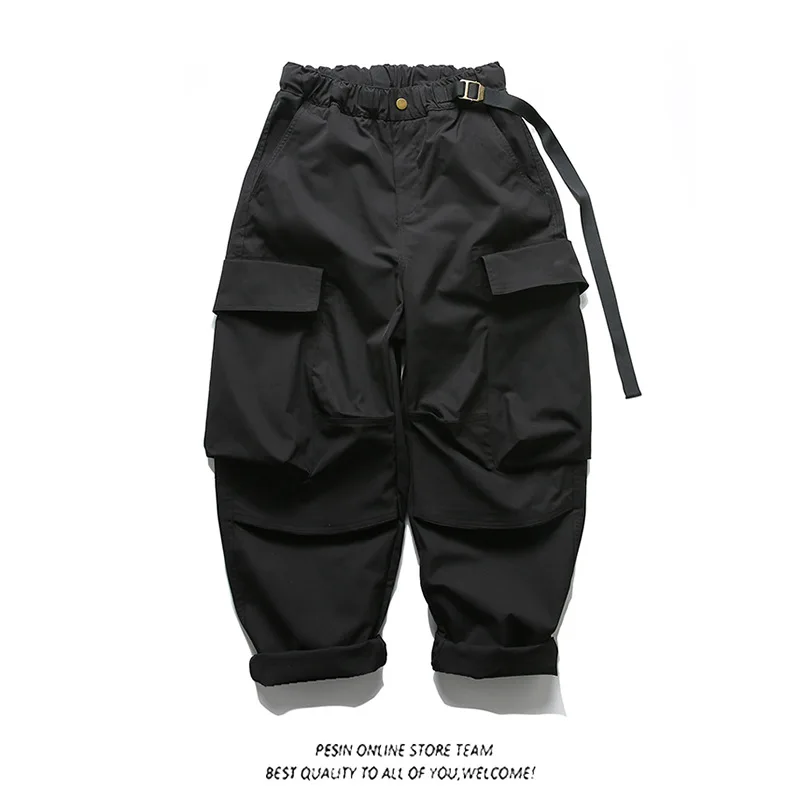 Men's Multi Pocket Workwear Pants Loose Casual Trousers Outdoor Trekking Hiking Skateboarding Sports Functional Bread Camp Longs