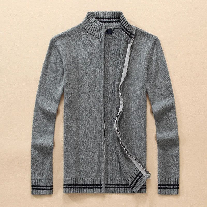 

Large Horse Cotton Sweater With Horse Zipper Autumn Winter Jersey Horse Jumper Hombre Pullover Male Knitted Sweaters