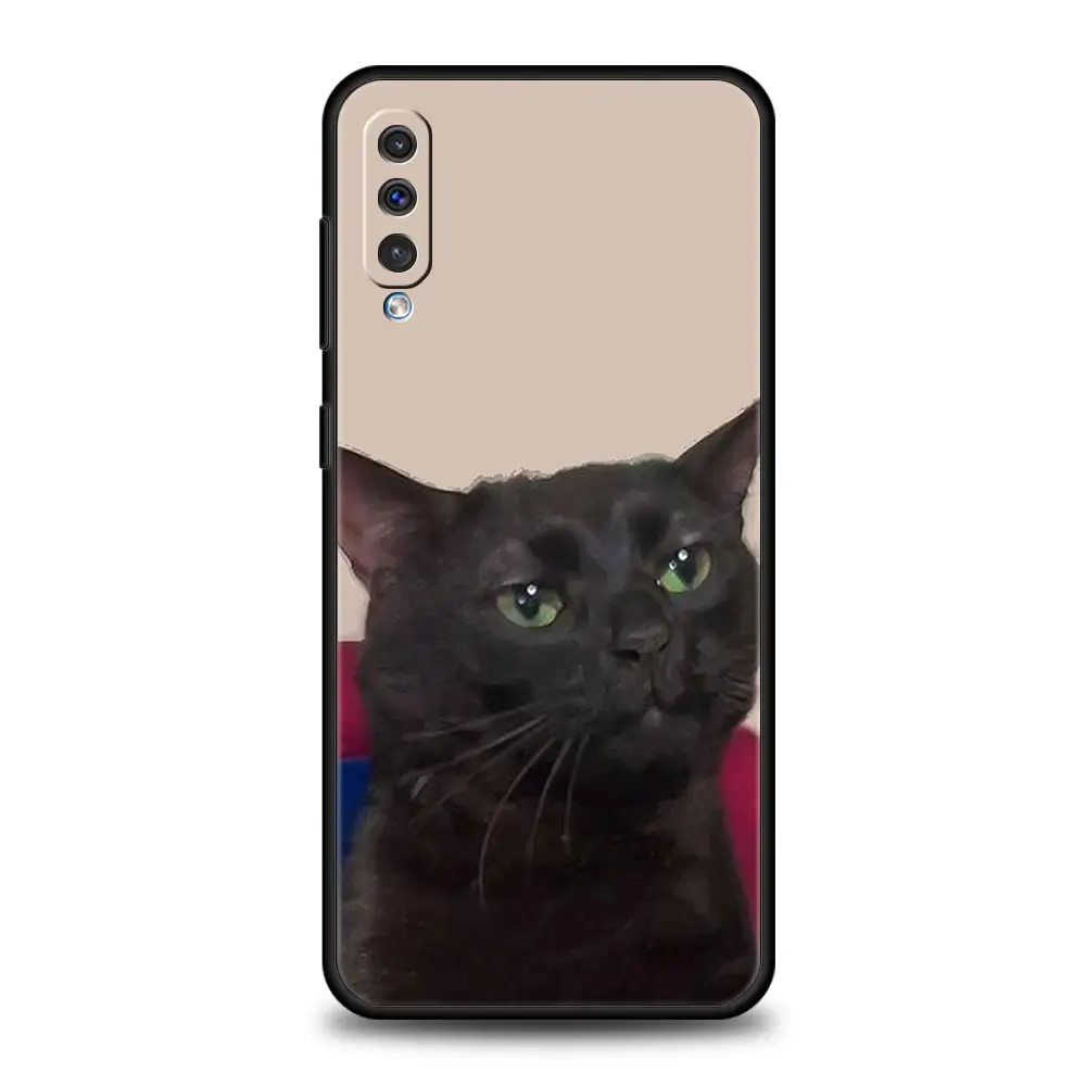 Playful Cat Design Phone Case Cover