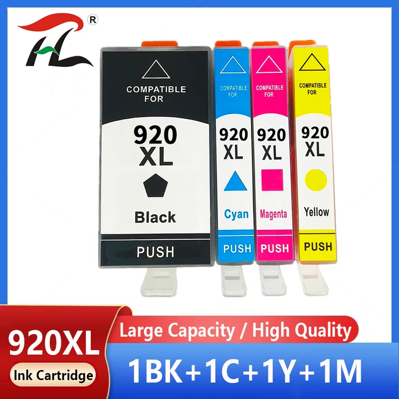 Картридж чернильный совместимый на 920 для HP 920XL, для принтера HP 920 Officejet 6000 6500 6500A 7000 7500 7500A