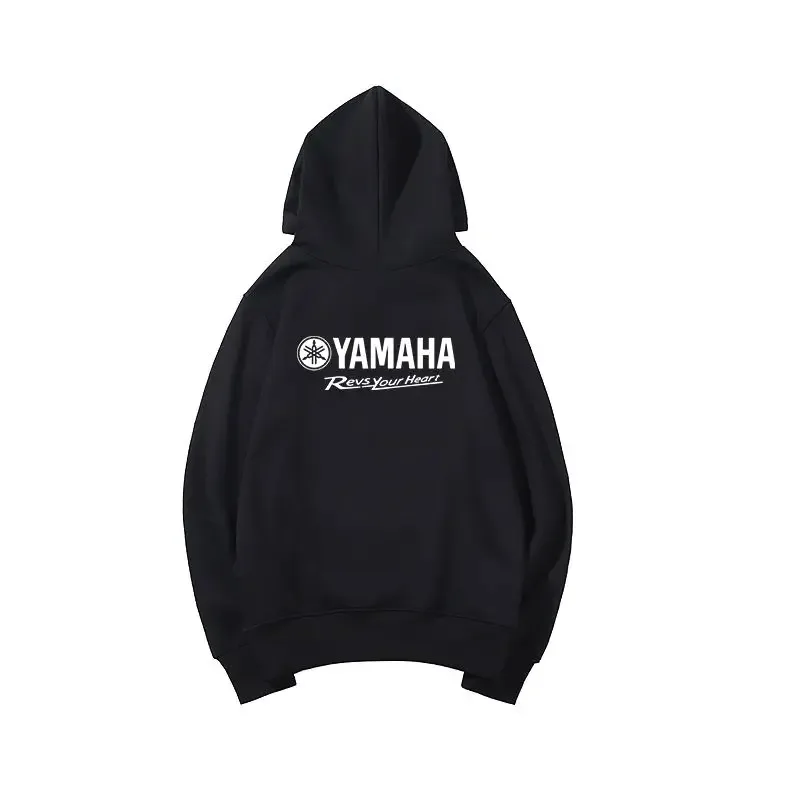 Yamaha Moto 트렌디 의류 후드티 남성 여성 Yamaha Heavy Moto 매니아 후드 가디건 의류
