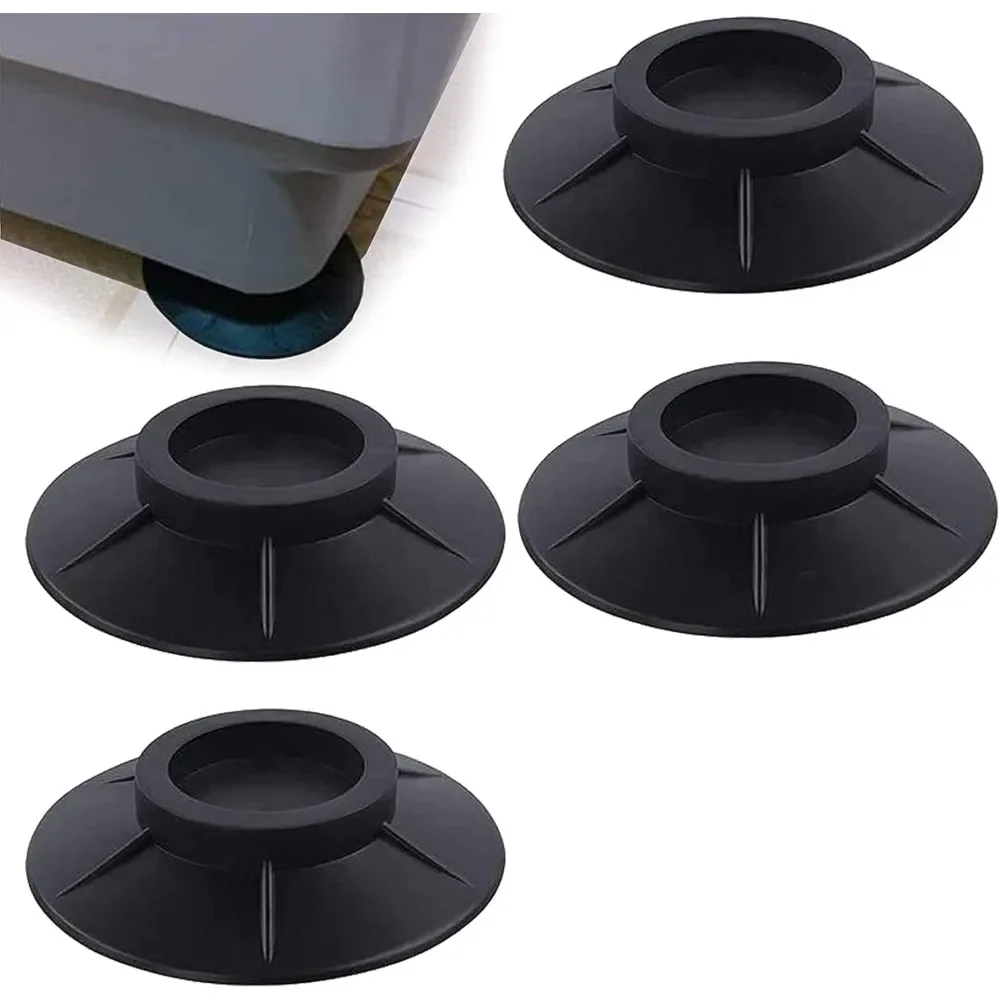 TOP Selling 4Pcs Universal Anti Vibration Pads Furniture Lifting Foot Base Washing Machine Rubber Feet Mat Anti-vibration Pad No