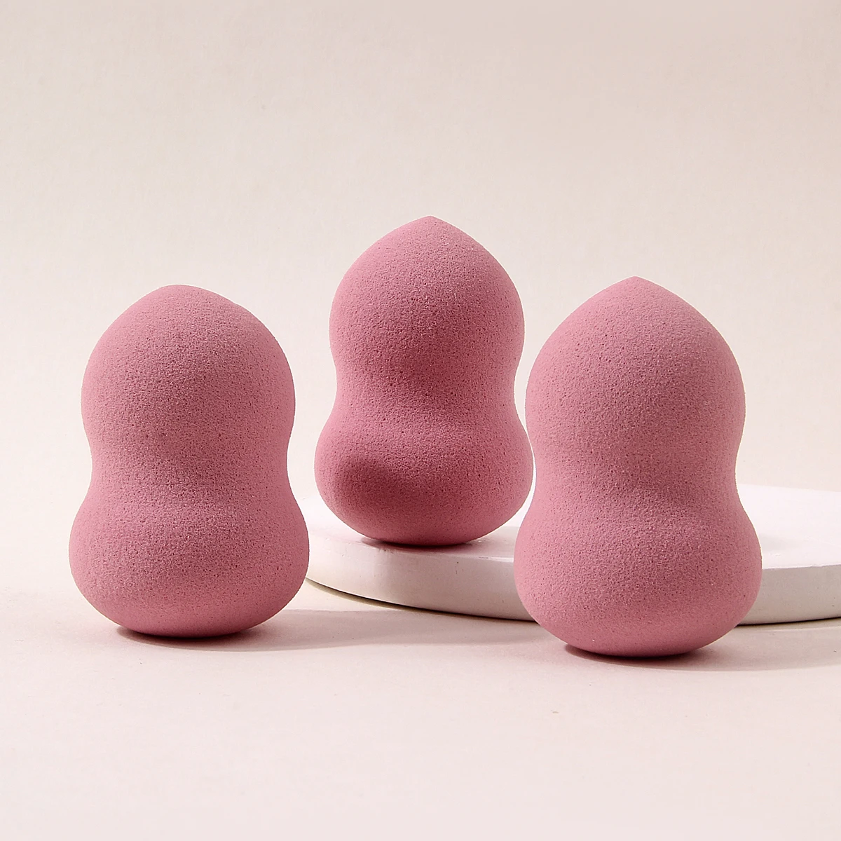 3PCS 조롱박 메이크업 스펀지 화장품 블렌딩 스펀지, 부드럽고 전문적인 마무리를 위해 메이크업을 완벽하게 적용합니다.