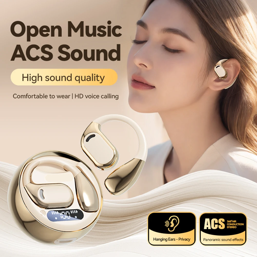 Smart AI Language Translation Earbuds BT 5.4 Real-time Two-Way Noise Cancelling For Business Sport
