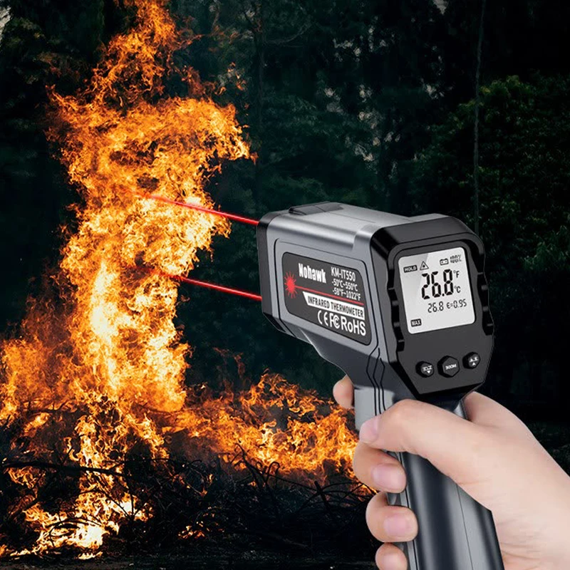 Pyrometer Infrared Thermometer | Digital Infrared Temperature ...