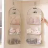 Multi-layer Storage Mesh Bag Save Space Large Capacity Panda Mesh Organizing Bag Wardrobe Hanging Multi-function 1