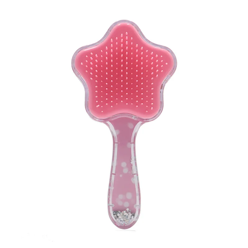 Unicorn Mermaid Star Sequins Comb Massage Children Comb Cute Girl Comb Carry Long Hair Anti-knot Comb Hair Brush 3