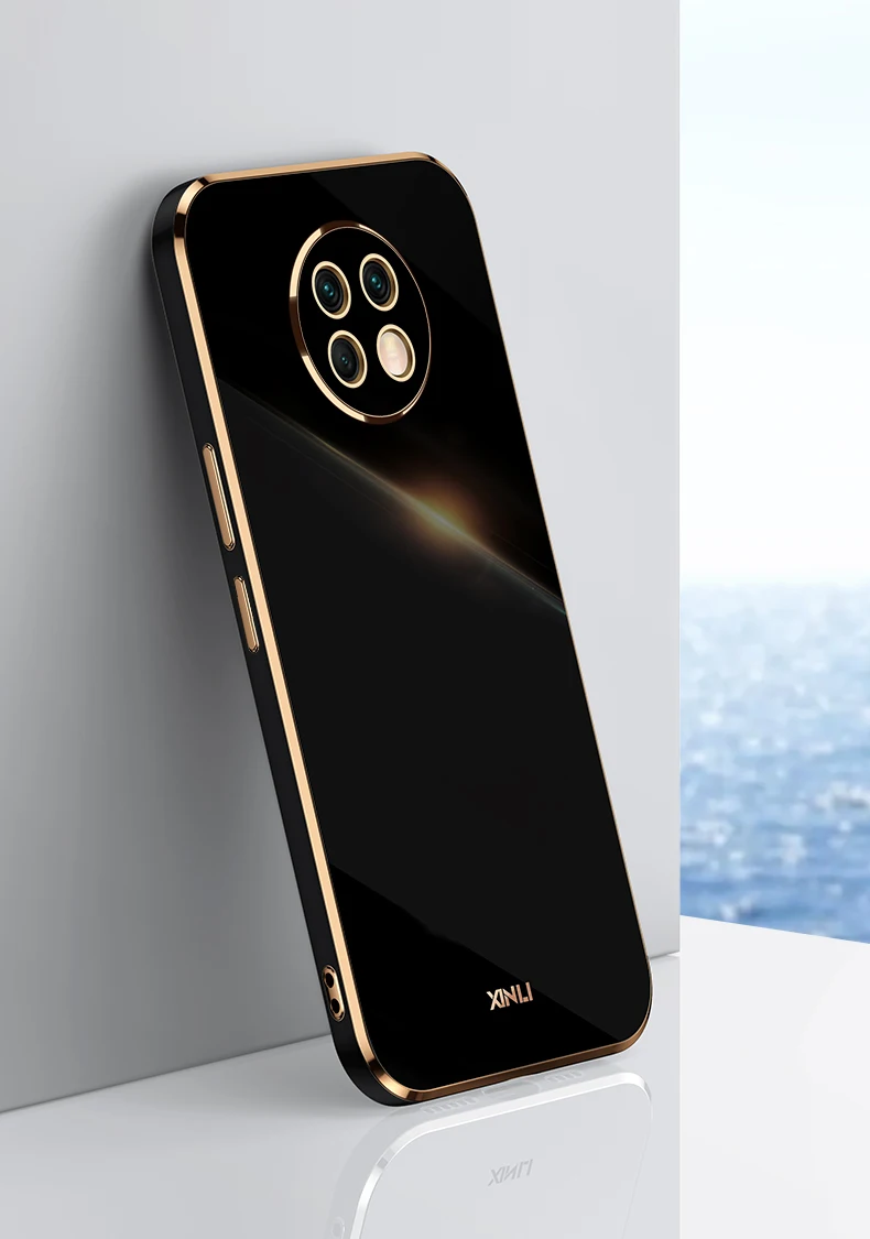 Bling mekana četvrtasta luksuzna pozlaćena telefonska torbica 3D Laser za XiaoMi RedMi Note 8 8T 9 9A 9s 9T 10 10s 10T 10 NFC 7 Pro_voghion.com