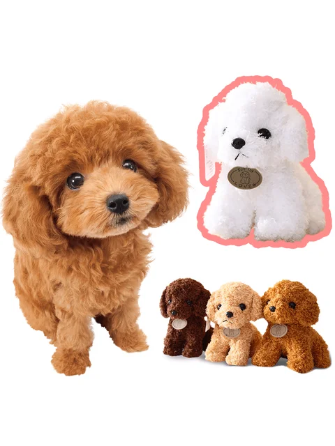 Teddy Dog Plush Toy for Pet Interactive Chew-resistant Puppy Teething Boredom Relief Soft Stuffed Animal Toy for Dog Theme Party Teddy Dog Plush Toy for Pet Interactive Chew-resistant Puppy Teething Boredom Relief Soft Stuffed Animal Toy for Dog Theme Party