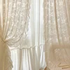 Princess Romantic White Tulle French Embossed Flamingo Sheer Curtains for Living Room Bedroom Dining Blackout Luxury Window 4