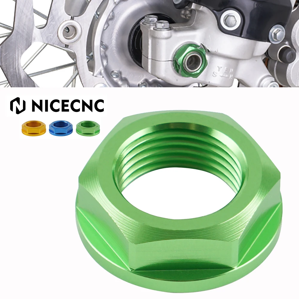 

Передняя ось вала мотоцикла M18XP1.5, Стопорная гайка, обод левый правый для KAWASAKI KX125 250 2004-2008 KX250 450 250F 450F KLX450R