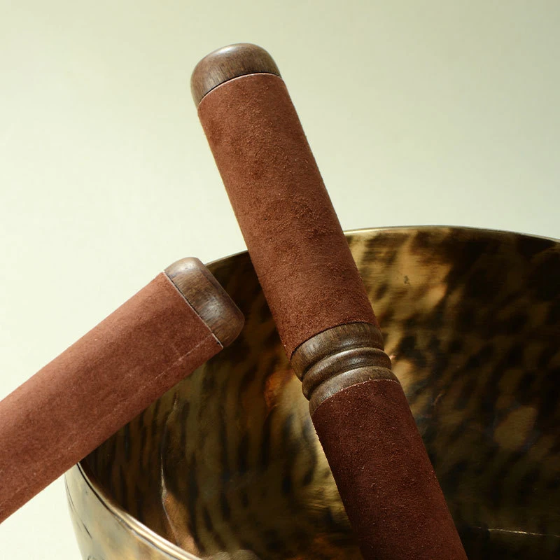 26.5cm Solid Wood Singing Bowl Drumstick Nepal Handmade Stick Mallet Singing Bowls Accessories