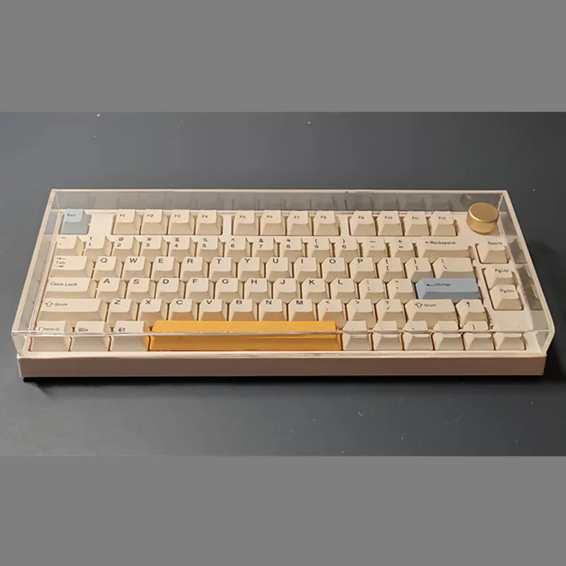 Keydous nj80 75% メカニカルキーボード用防塵透明アクリルカバーnj68互換
