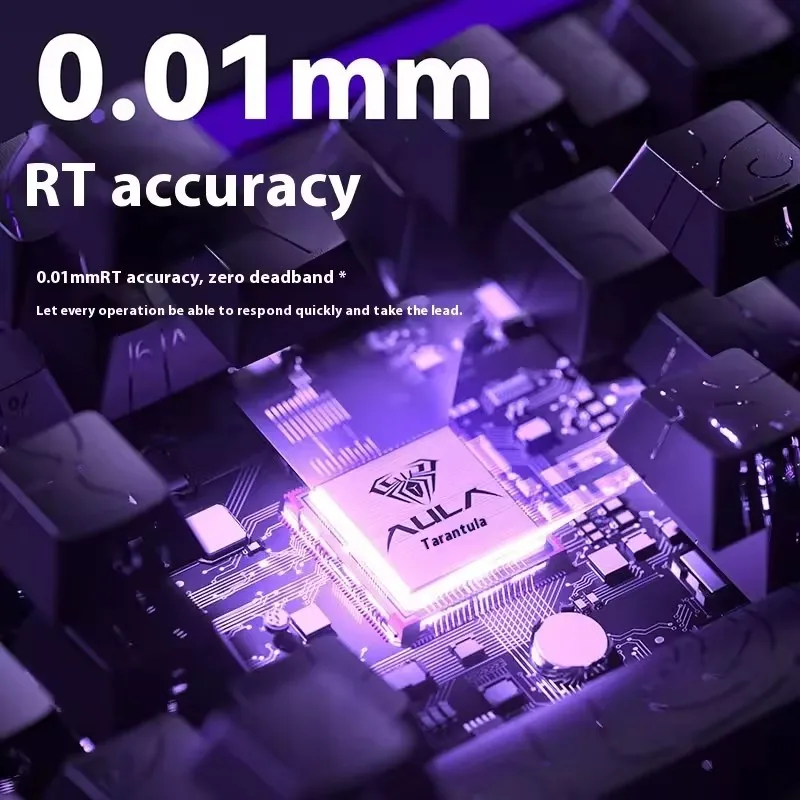 AULA HERO 68HE Magnetic Switch Gaming Keyboard RT0.01 E-sports Customize RGB Wired Mechanical Keyboard Ergonomics Accessories