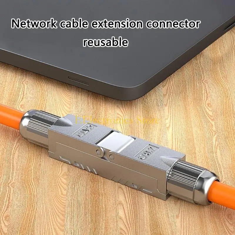 Cat7Cat6A 네트워킹 케이블 플러그 앤 플레이용 B03C RJ45 커플러 차폐 익스텐더
