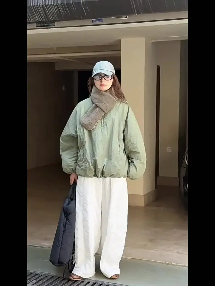 Женские плиссированные брюки с хлопковой подкладкой