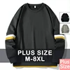 Plus Size Women Sweatshirt Pullovers 6XL 7XL 8XL 50-135kg Lady Round Neck Long Sleeve Printed Tops Big Size Women Clothing