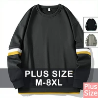 Plus Size Women Sweatshirt Pullovers 6XL 7XL 8XL 50-135kg Lady Round Neck Long Sleeve Printed Tops Big Size Women Clothing