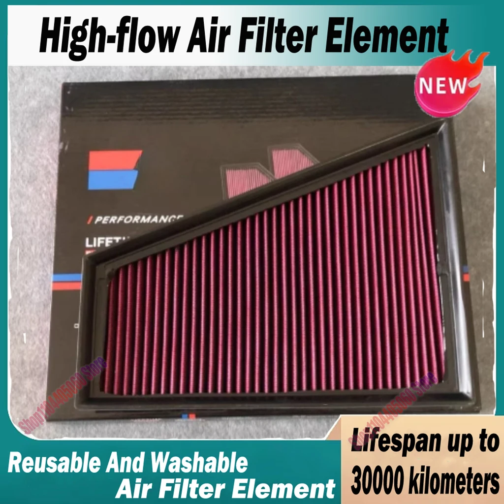 Filtre à air haute performance pour voiture 6G91-9601-AC pour FORD GALAXY II MK MONDEO IV Turnier S-MAX 1.6 1.8 2.0 2.3 EcoBoost TDCi lavable 1