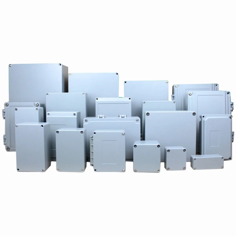 1Pc Cast aluminum junction box metal button box power box aluminum alloy wire box indoor and outdoor waterproof box terminal box