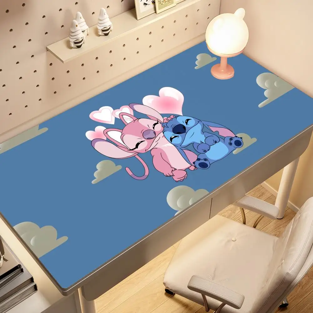 Large Kawaii Stitch Anime Mouse Pad - Non-Slip Gaming Desk Mat