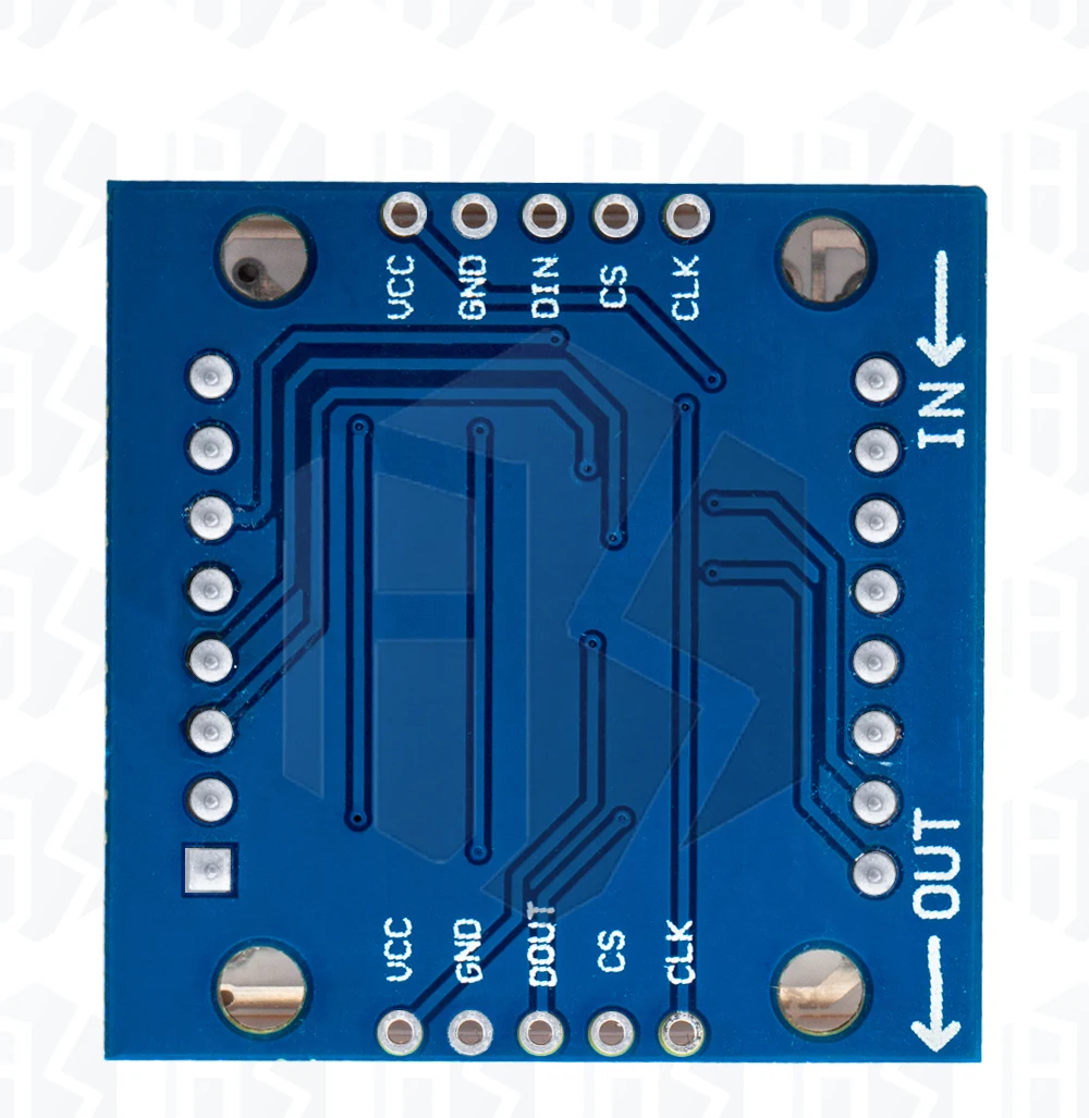 1 Stück egbo max7219 Punkt matrix modul für Arduino Mikro controller 4 in einem Display mit 5p Leitung – Detail 23