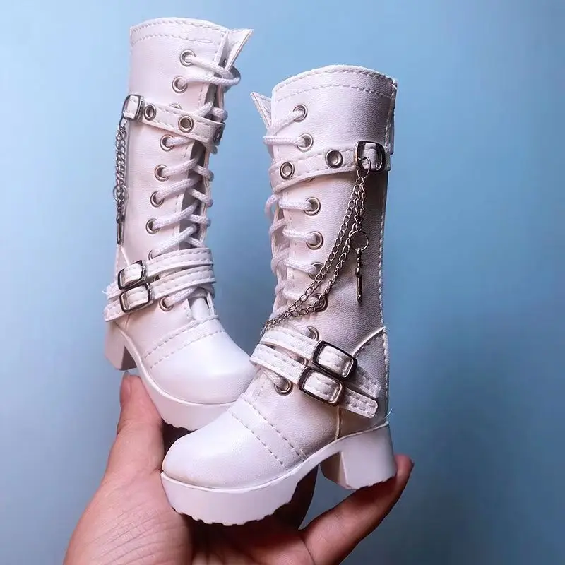 45CMBJD Doll Snow Boots Work Dress Boots Long Boots 1/4BJD Boots Sports Shoes Leather Handmade Doll Accessories Doll