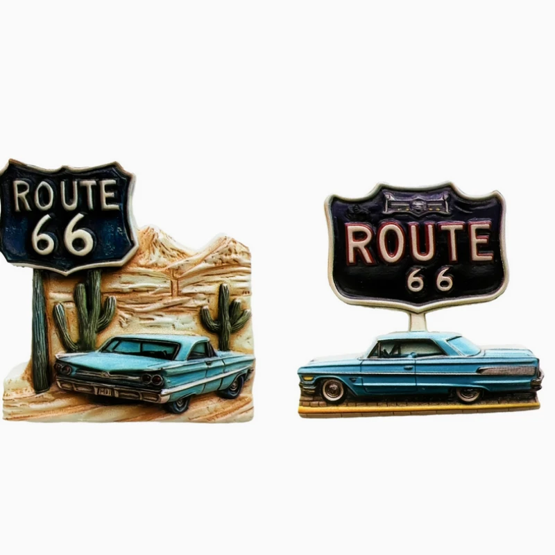 Kühlschrankaufkleber, Heimdekoration, San Francisco, Freiheitsstatue, New Yorker Ring, Route 66, Yellowstone Park, kanadisches Ahornblatt – Detail 3