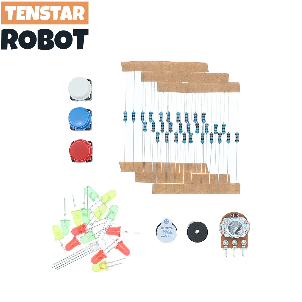 TENSTAR Basic Starter Kit ESP32 ESP 32S WIFI Development Board, project learning kit with tutorials ESP32 kit with box - Image 5