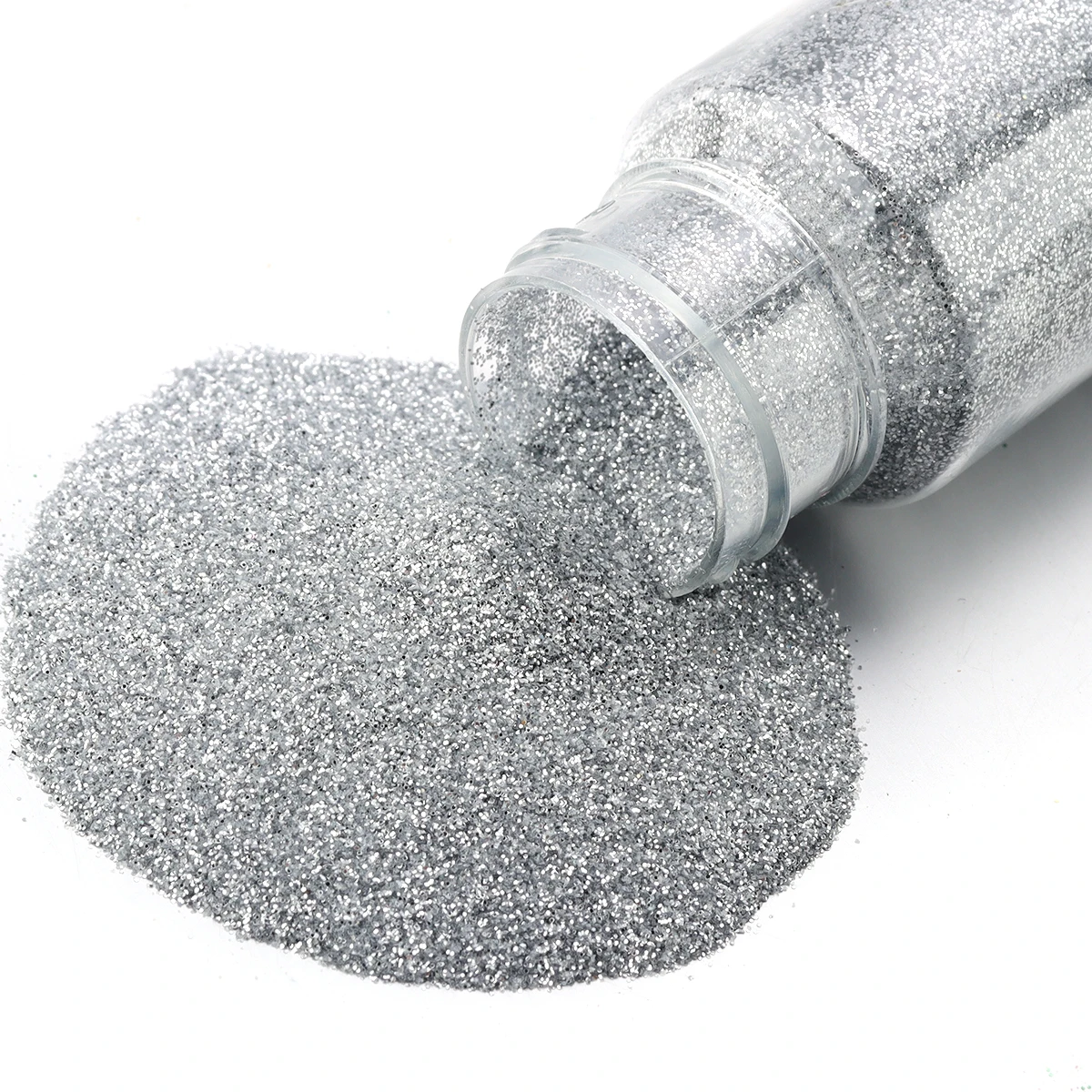 Sparkly Fine Glitter Powder for Arts and Crafts, Nail Art, and Cosmetic Use - Rainbow Colors