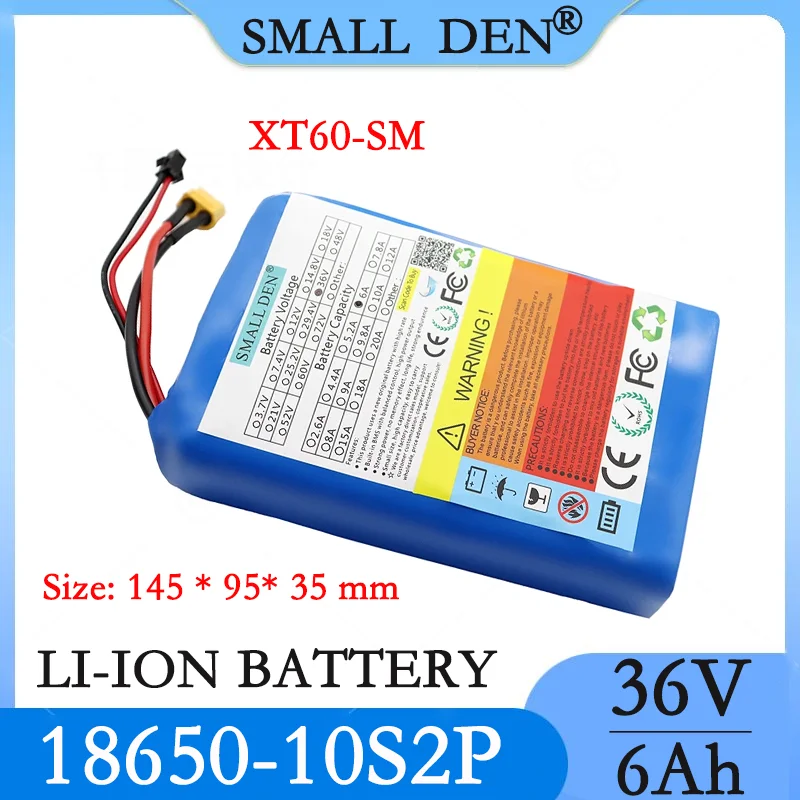 36v-6ah-10s2p-18650-lithium-battery-pack-42v-electric-scooter-lengthened-electric-vehicle-ultra-thin-portable-battery-with-bms